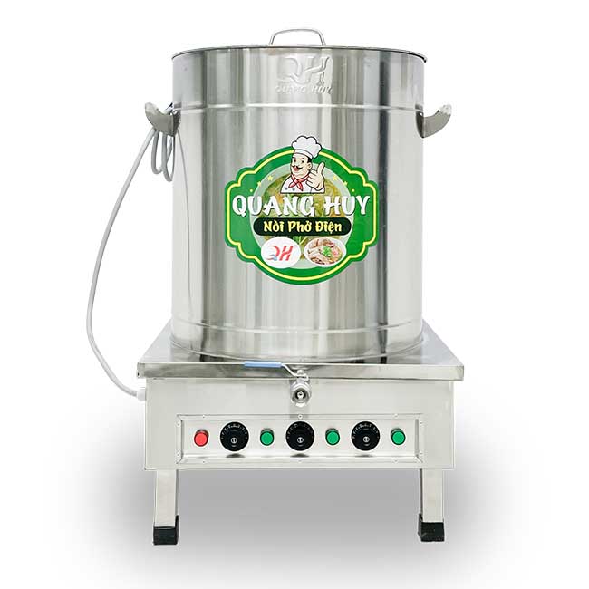Nồi nấu phở điện inox xước 