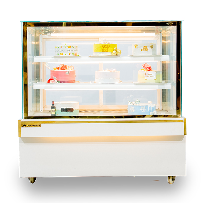 Lợi ích của tủ bánh kem 1m2 3 tầng kính vuông