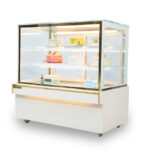 Tủ trưng bày bánh kem 1m2 3 tầng cửa sau TBK3T-1.2V-NR
