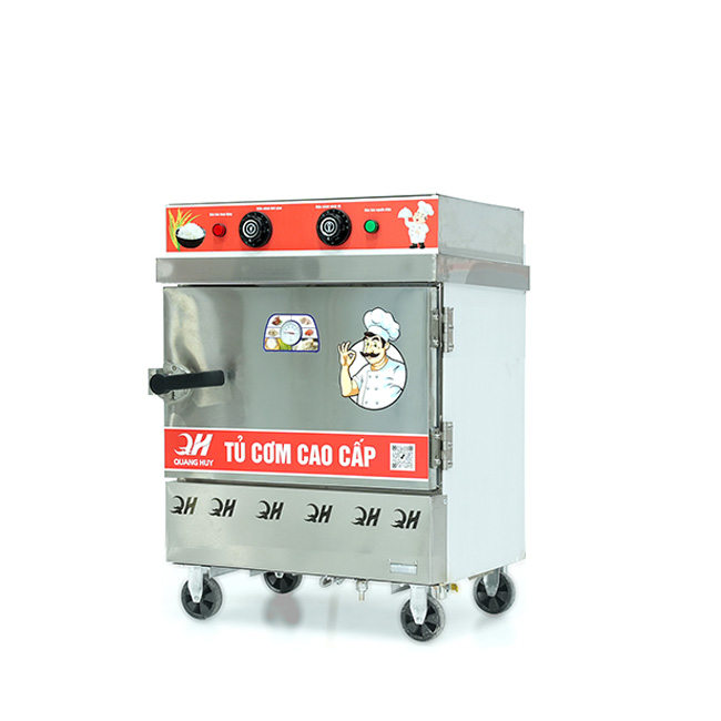 Tủ cơm công nghiệp điện 4 khay inox 201 TC4DL-NK