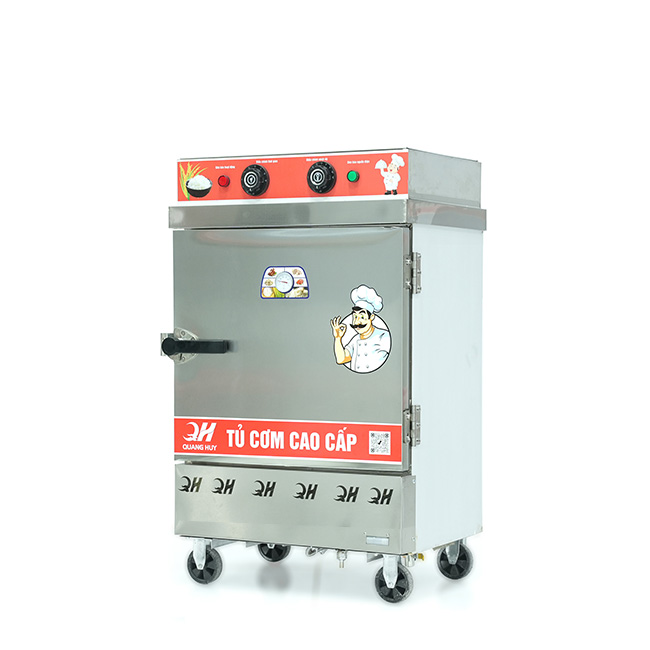 Tủ cơm công nghiệp điện 6 khay inox 201 TC6DL-NK