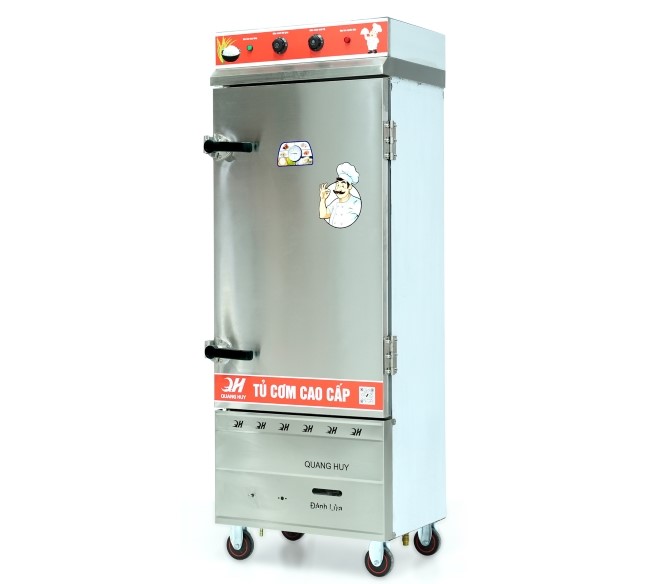 Tủ cơm 12 khay điện kết hợp gas