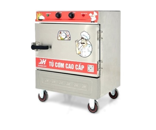 Tủ cơm 4 khay inox 304