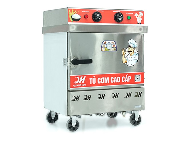 Mẫu tủ cơm inox 201