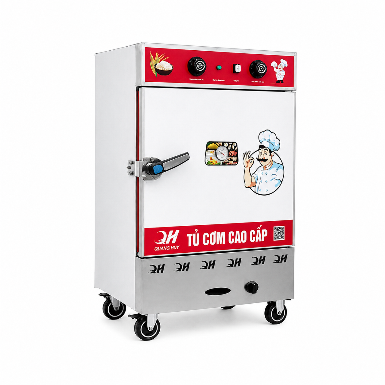 Tủ nấu cơm 6 khay công nghiệp