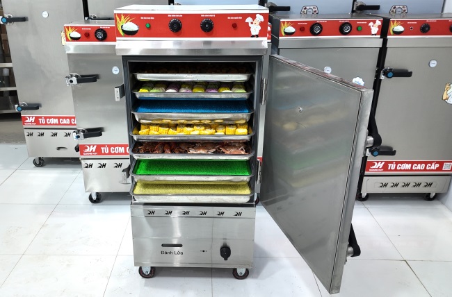 Ưu điểm tủ cơm c&ocirc;ng nghiệp 8 khay