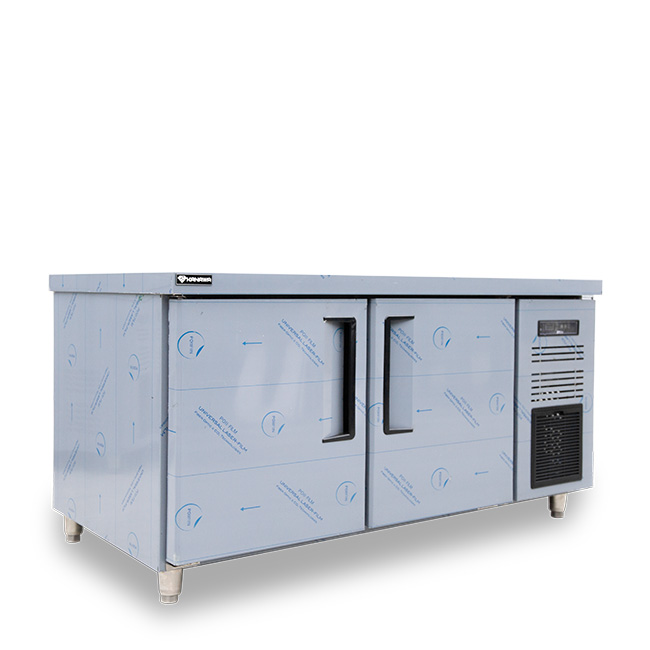 Tủ đông bàn chặt 450L 1800x600mm làm lạnh quạt gió HR18GZB-Đ600