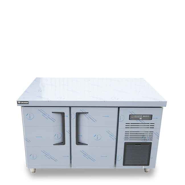 Tủ mát bàn chặt 250l 1200x600mm làm lạnh quạt gió HR12GZB- M600