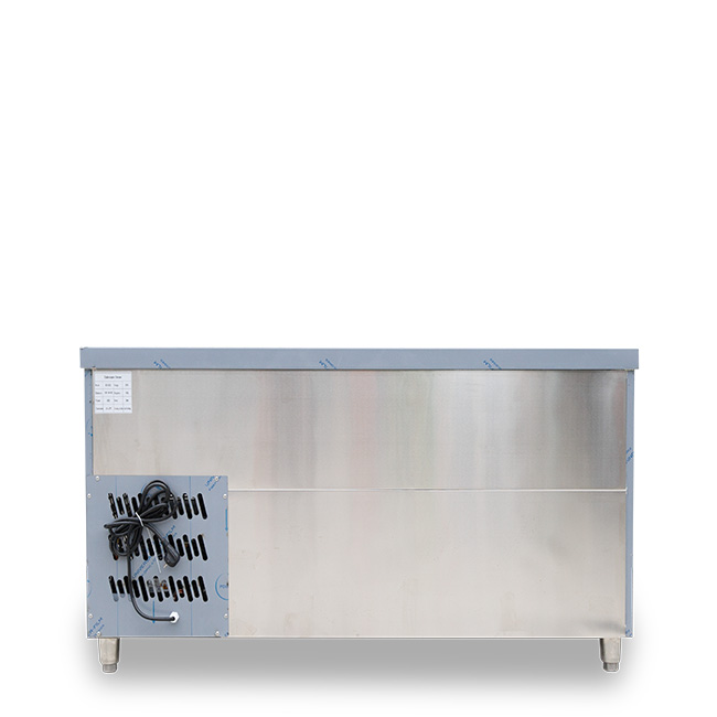 Tủ mát bàn chặt 250l 1200x600mm làm lạnh quạt gió HR12GZB- M600