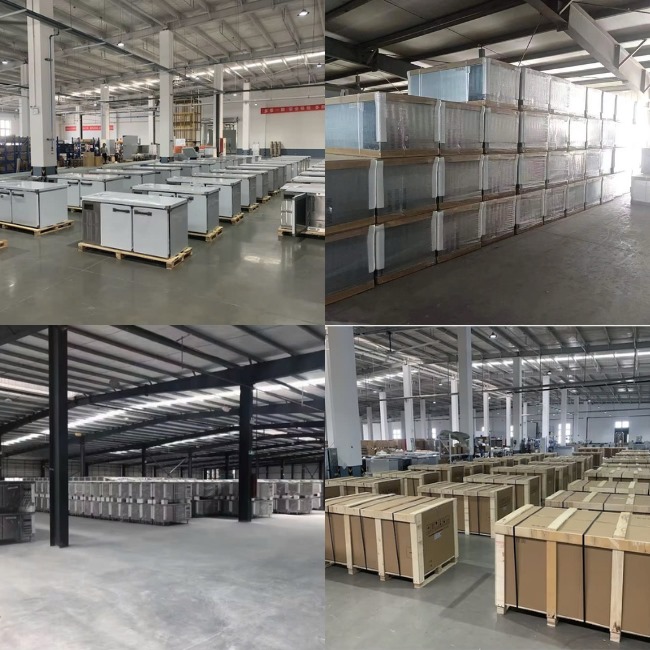 Kho h&agrave;ng tủ m&aacute;t b&agrave;n chặt