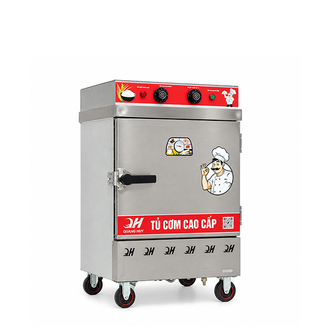 Tủ nấu cơm 6 khay công nghiệp