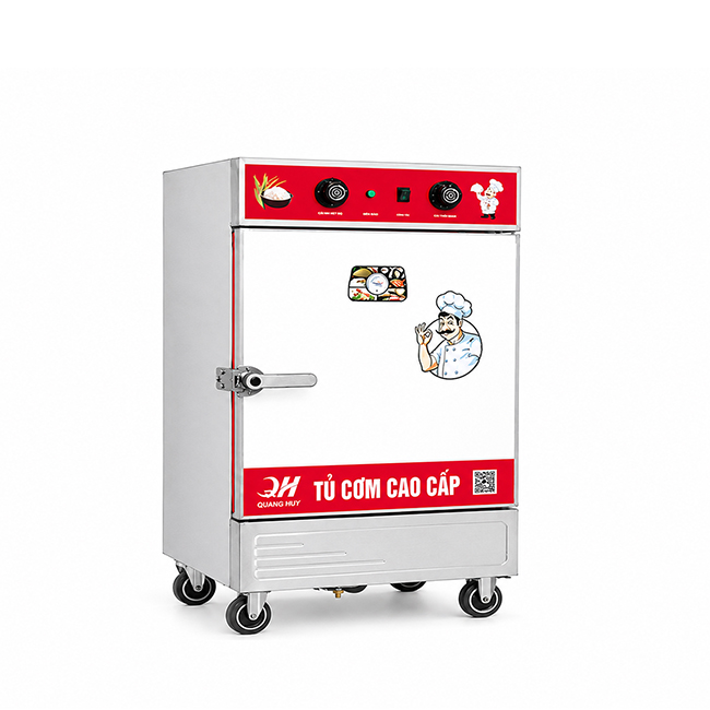 Tủ nấu cơm 6 khay công nghiệp