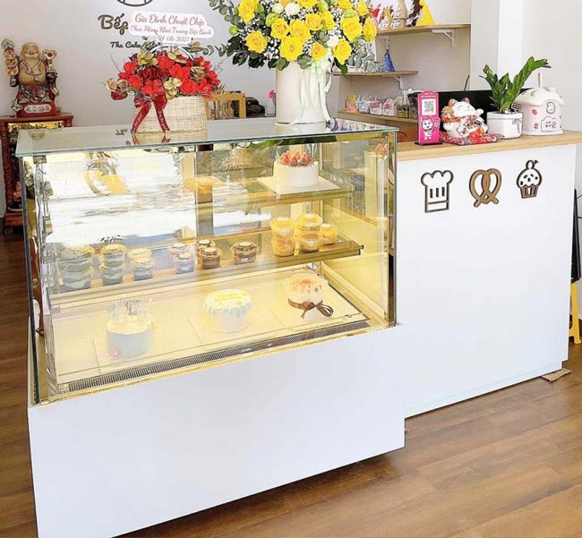 Điều chỉnh nhiệt độ khi tủ ít bánh kem