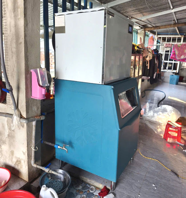 Vai trò của kích thước máy làm đá