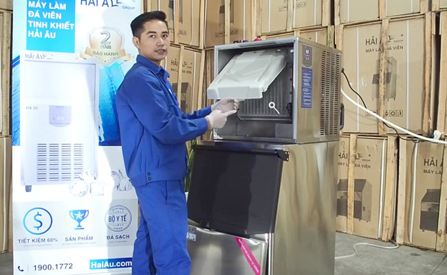 Dịch vụ hỗ trợ bảo trì máy đá Hải Âu