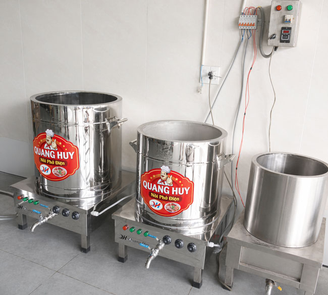 Lắp đặt bộ điều khiển nồi phở điện
