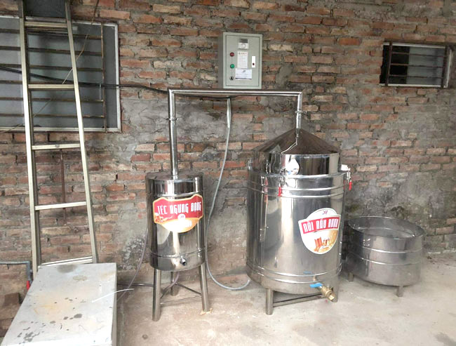 Chưng cất rượu ngô