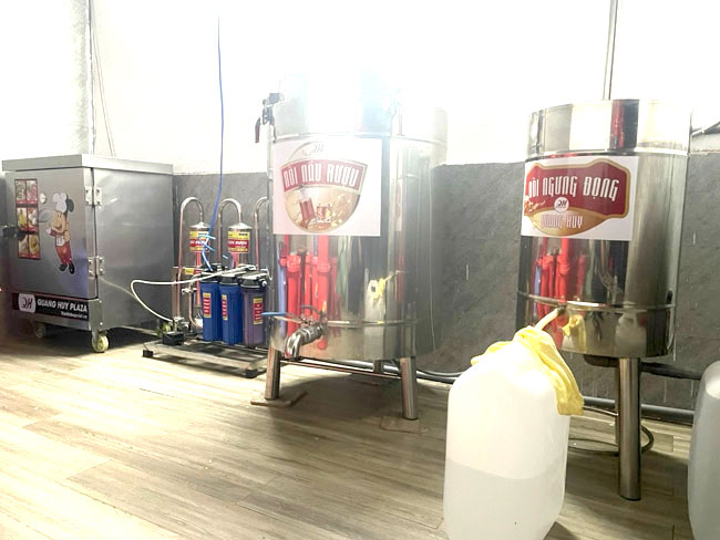 Nồi nấu rượu truyền thống tiết kiệm nhân lực