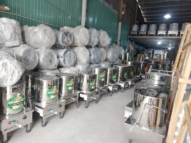 Kho nồi nấu phở điện Quang Huy