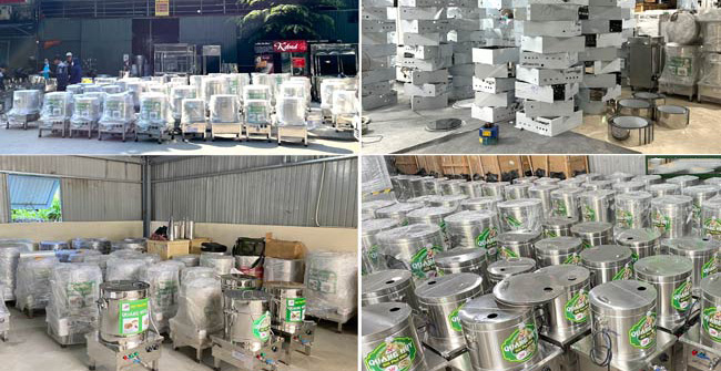 Quy trình sản xuất nồi phở điện chuyên nghiệp, chuẩn chỉnh