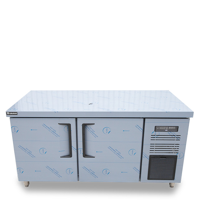 Tủ mát bàn chặt 350L 1500x760mm làm lạnh quạt gió HR15GZB- M760