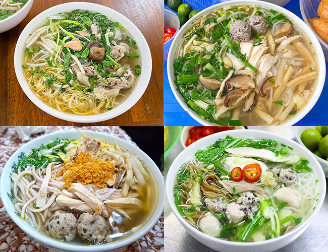 Các món bún nấu bằng nồi phở điện 120L