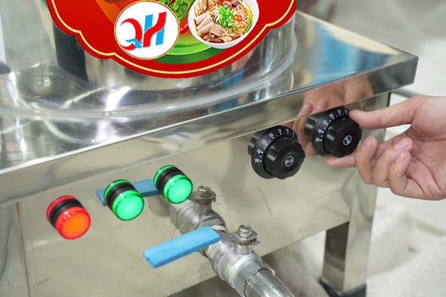 Đèn báo hiệu trạng thái hoạt động của nồi phở