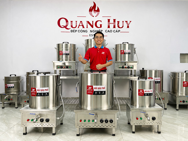 Hướng dẫn sử dụng nồi nấu phở 70L inox 304