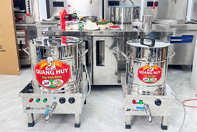 Hướng dẫn sử dụng nồi nấu phở điện 25L