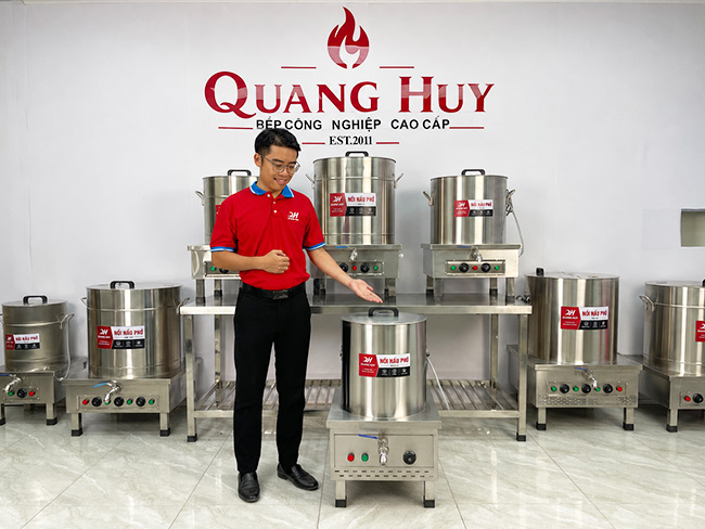 Hướng dẫn vận hành nồi nấu phở điện 25L inox 304