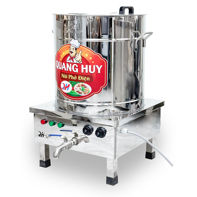 Nồi nấu phở điện 50L dễ dàng vệ sinh