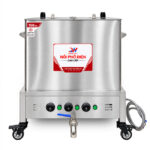 Nồi vuông nấu phở điện 150l