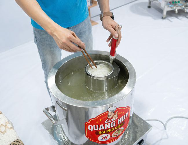 Sử dụng ống trụng phở