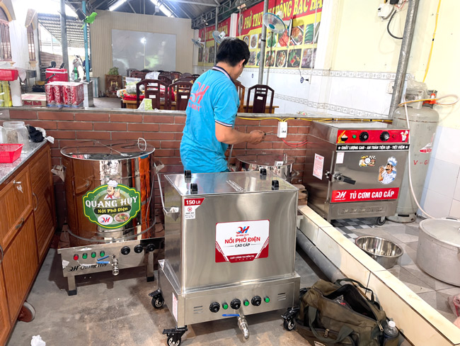 Phù hợp cho quán phở, bún, hủ tiếu và các mô hình ăn uống chuyên nghiệp