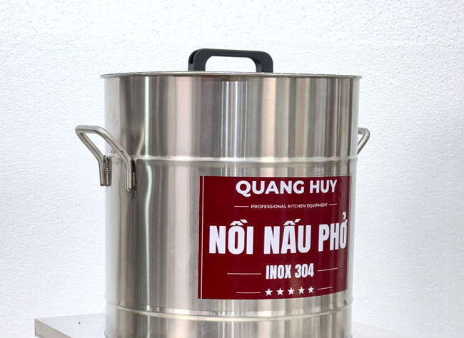 Quai cầm thông minh nồi nấu phở 80L inox 304