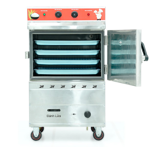 Tủ cơm điện gas 4 khay