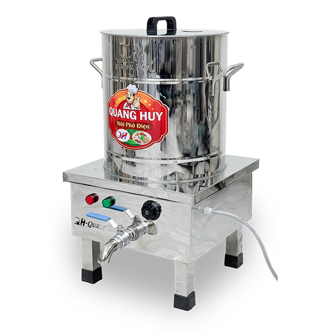 Ứng dụng thực tế nồi nấu phở điện 20L