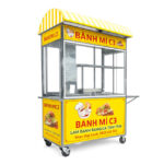 Xe bánh mì thổ nhĩ kỳ mái vòm 1m2 XBM-TNK1.2
