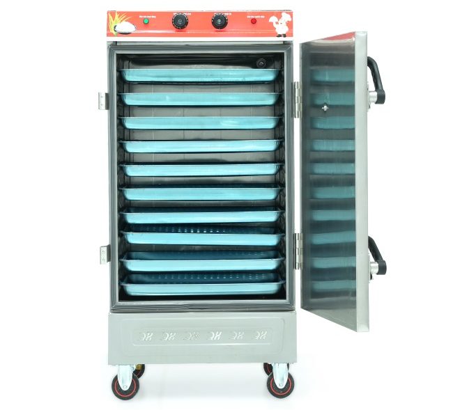 Tổng quan tủ nấu cơm công nghiệp 10 khay