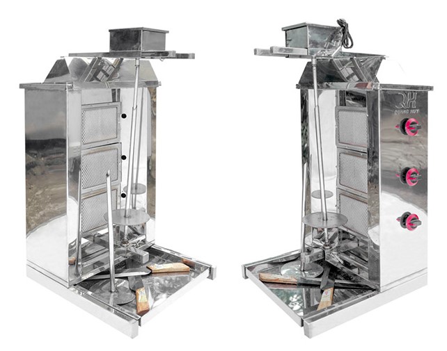 Lò nướng thịt doner kebab chạy bằng gas