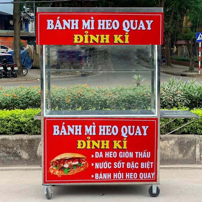 Sức hút của xe bánh mì heo quay