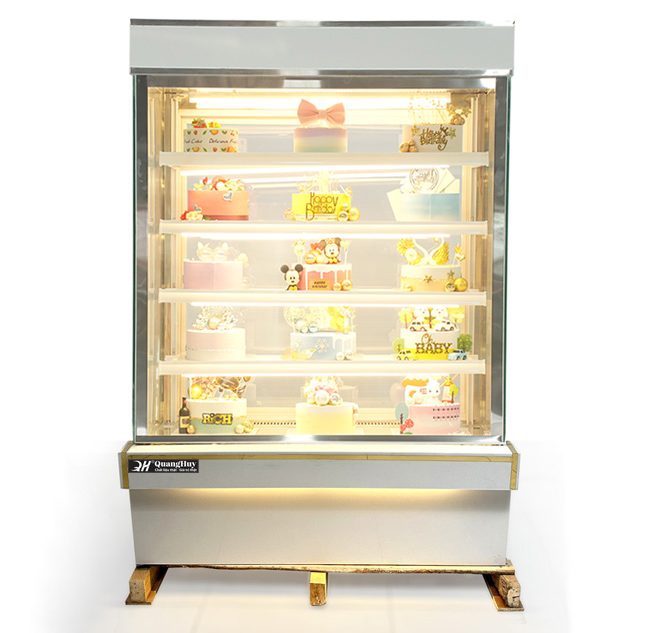 Tủ bánh kem sắp xếp bánh khoa học