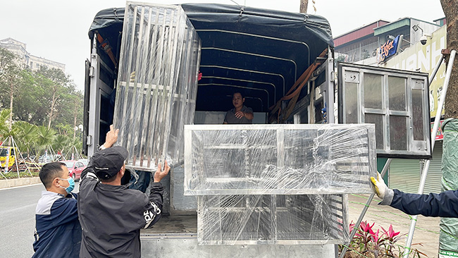 Vận chuyển dự án bếp ăn du thuyền Celina Hải Phòng