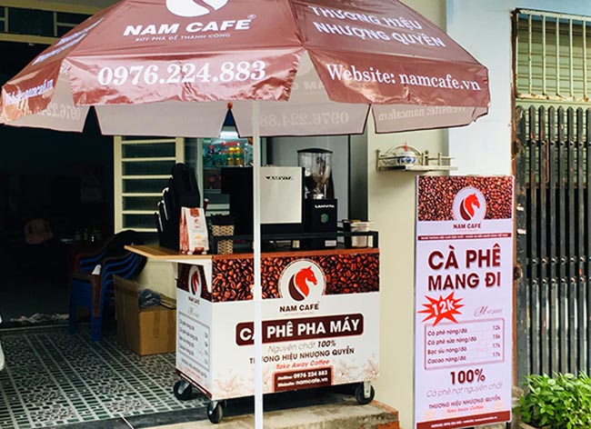 Xe bán hàng vỉa hè phù hợp với nhiều đối tượng