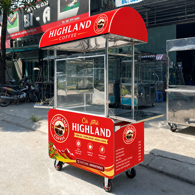 Xe cafe highland hỗ trợ tăng doanh thu