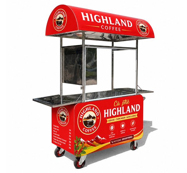 Xe cafe highland giá tốt