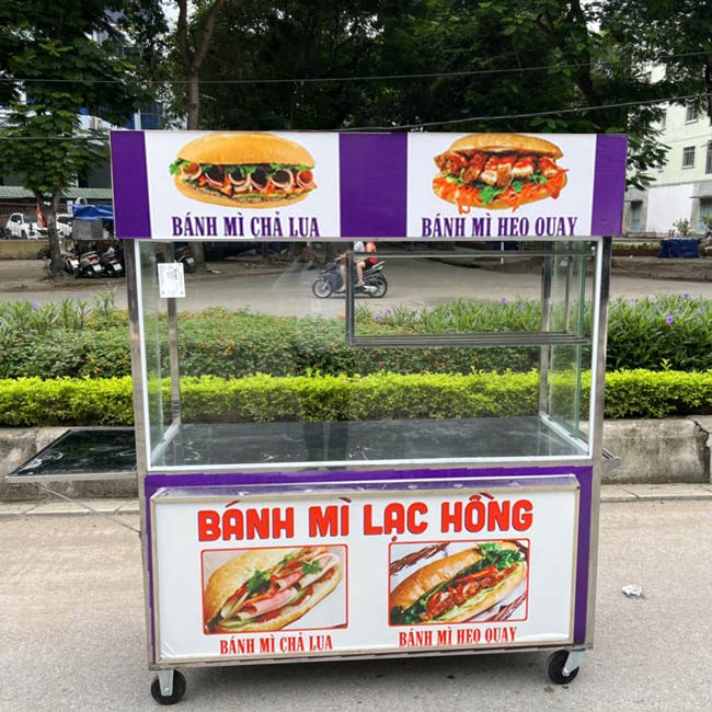Xe bánh mì heo quay