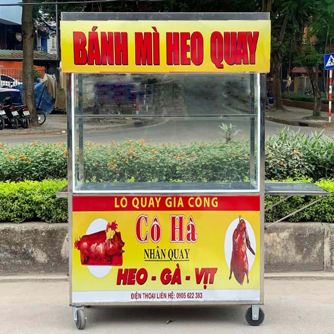 Xe bánh mì heo quay
