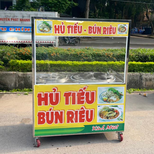 Mẫu Xe Hủ Tiếu Nam Vang - Bún Riêu