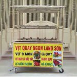 Xe vịt quay - gà quay mái bằng 1m5